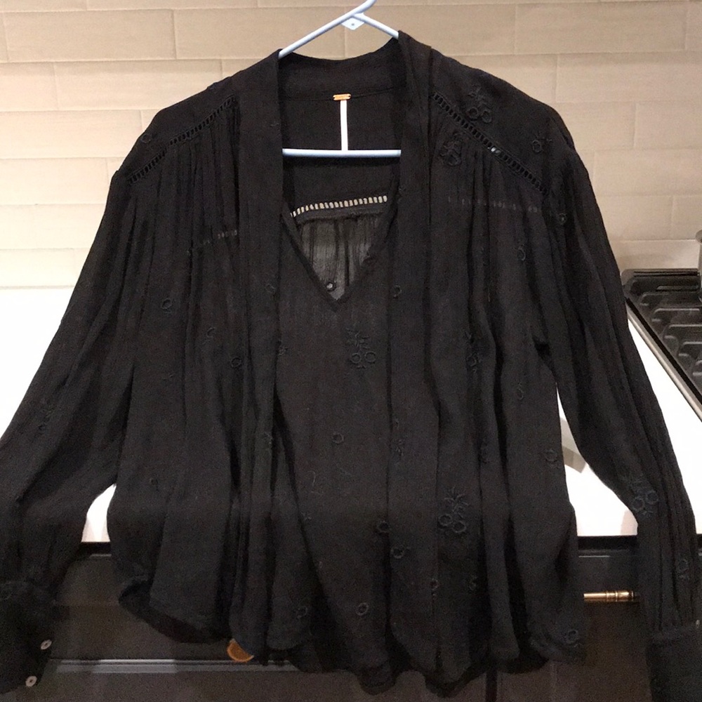 Free people loose fitting blouse